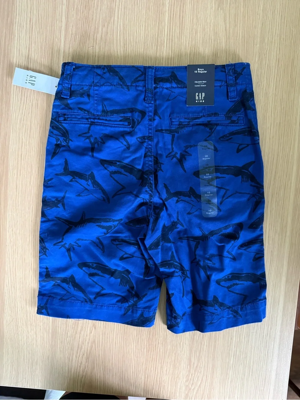 GAP Blue Shark-Print Kids Shorts